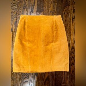 Vintage Suede Skirt